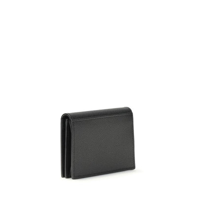 Saint Laurent Black Calf Leather Bos Taurus Wallet