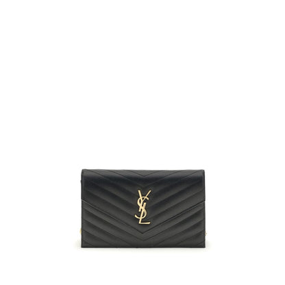Saint Laurent Black Calf Leather Bos Taurus Shoulder Bag