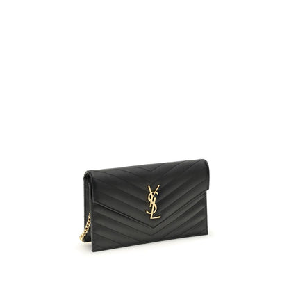 Saint Laurent Black Calf Leather Bos Taurus Shoulder Bag