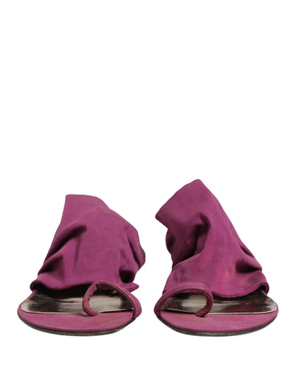 Dolce & Gabbana Violet Heels Sandals Shoes