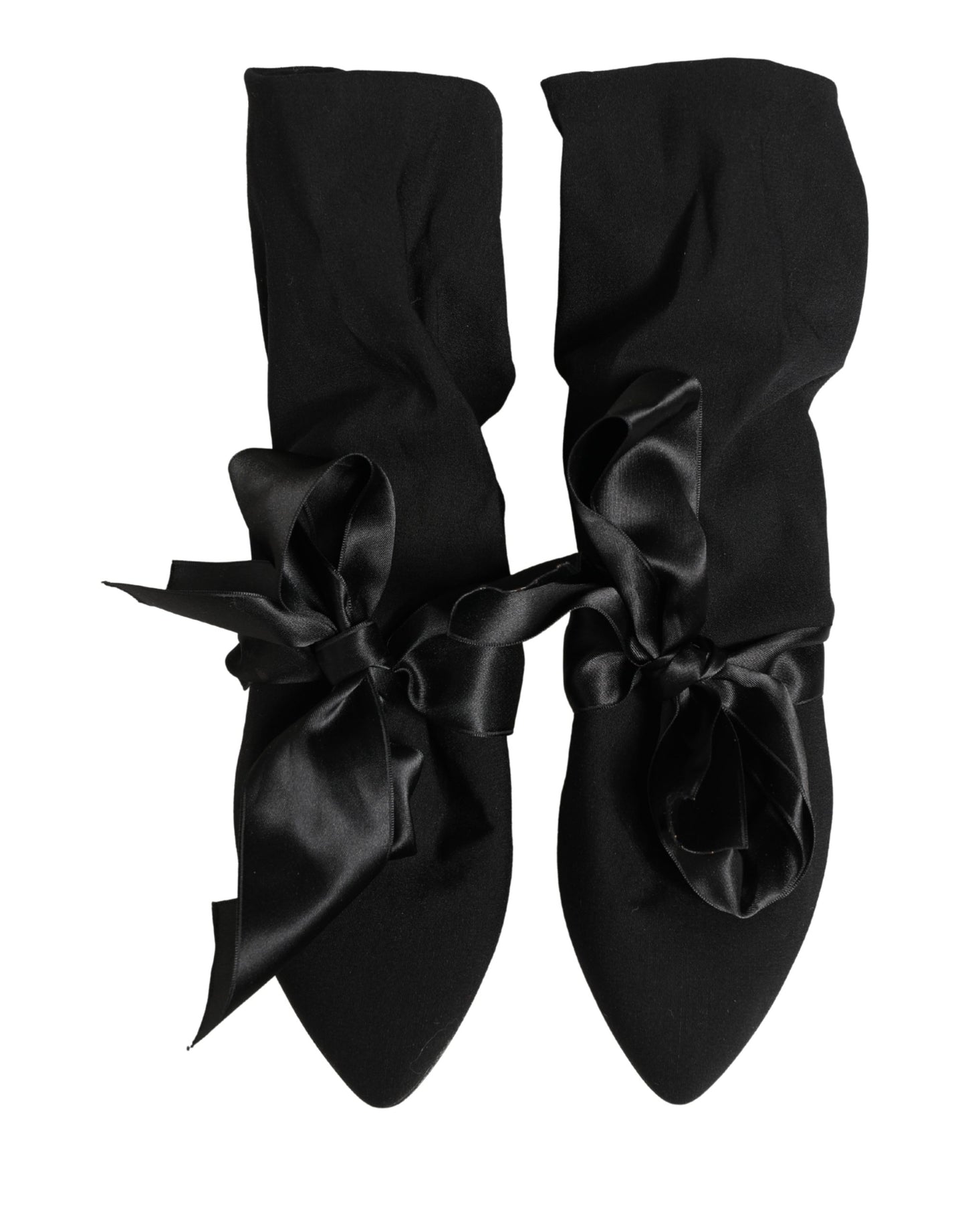 Dolce & Gabbana Black Suede Ankle Boots Shoes
