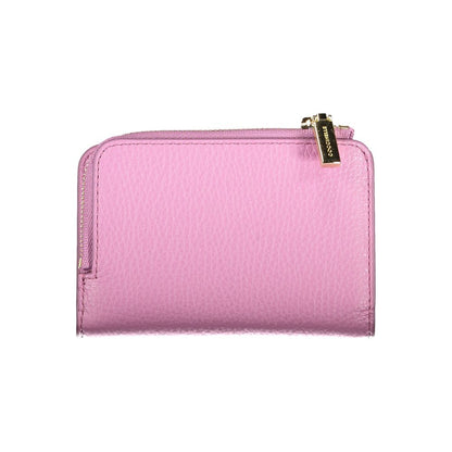Coccinelle Purple Leather Wallet