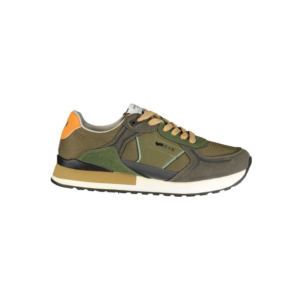 Gas Verde Polyurethane Men Sneaker