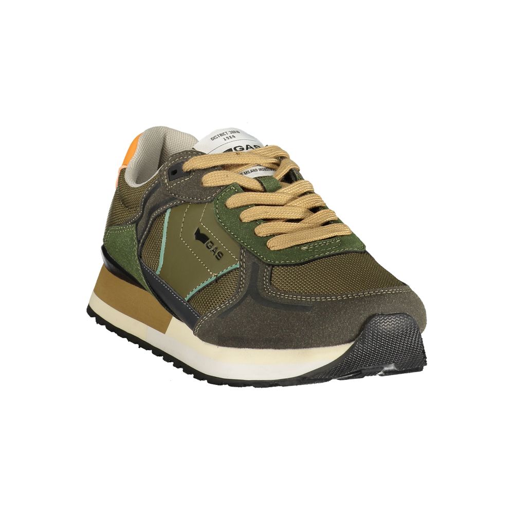Gas Verde Polyurethane Men Sneaker
