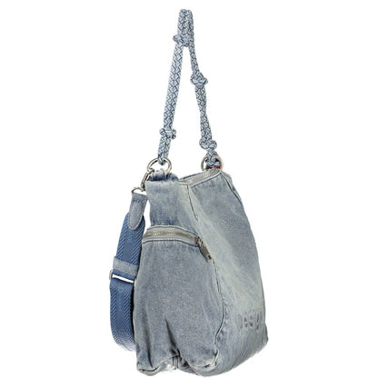 Desigual Azzurro Cotton Women Bag