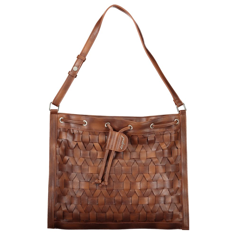 Desigual Marrone Poliuretano Women Backpack