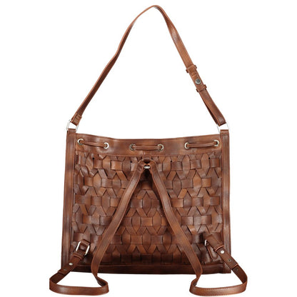 Desigual Marrone Poliuretano Women Backpack
