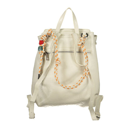 Desigual White Polyethylene Backpack