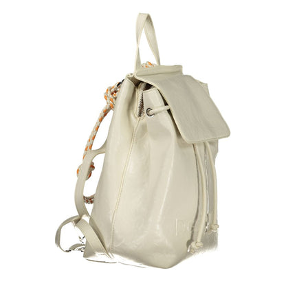 Desigual White Polyethylene Backpack