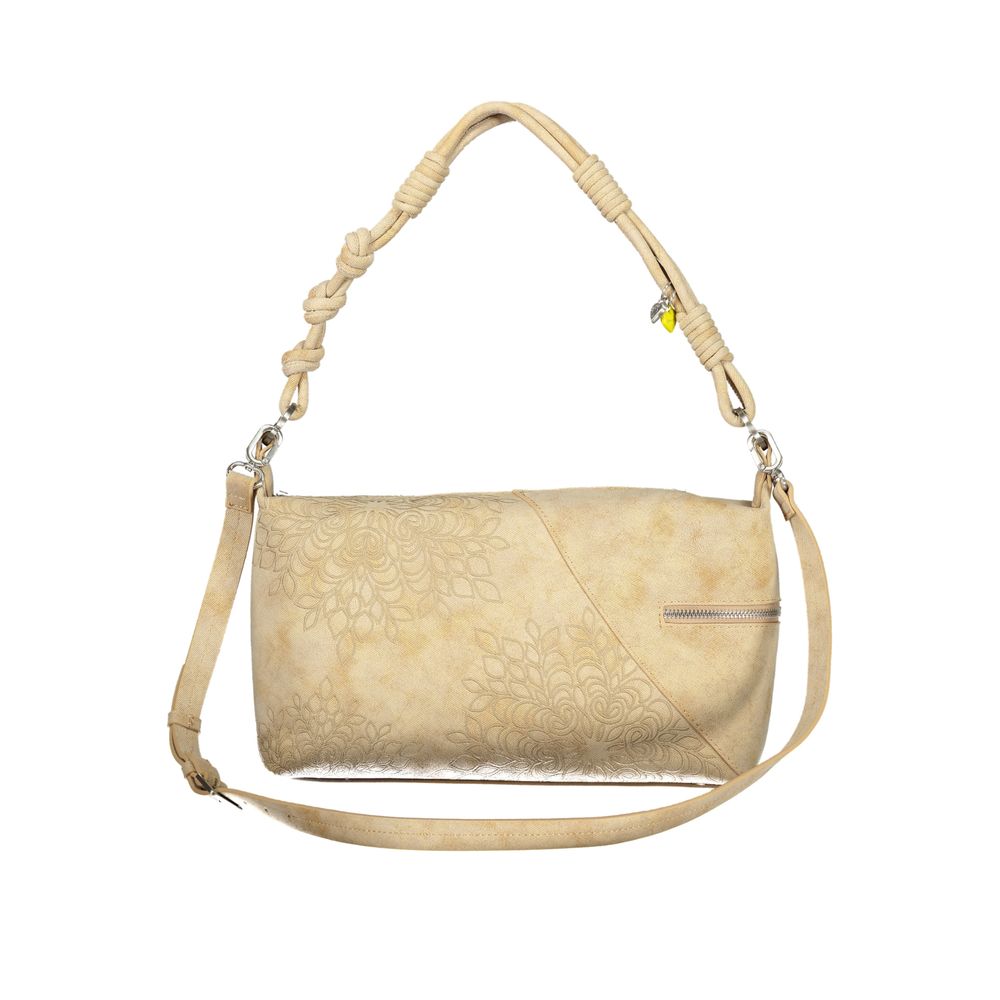 Desigual Beige Polyurethane Women's Shoulder Bag