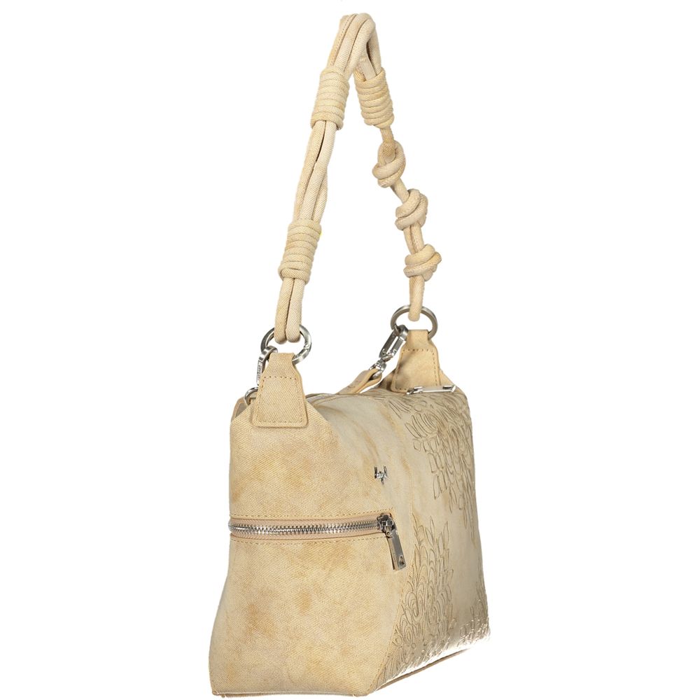 Desigual Beige Polyurethane Women's Shoulder Bag