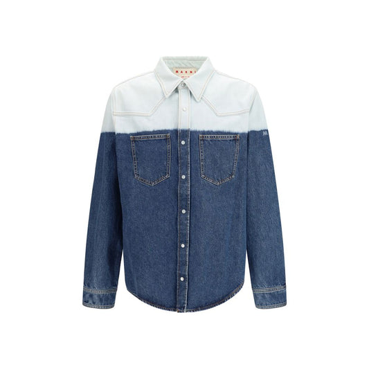 Marni Blue Denim Shirt
