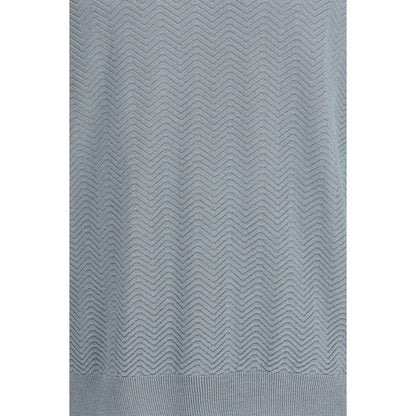Giorgio Armani Gray Silk Sweatshirt