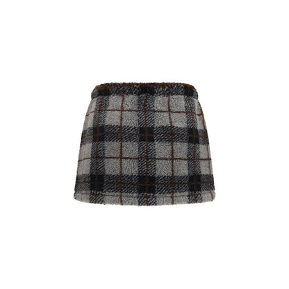 Miu Miu Multicolor Nylon Mini Skirt