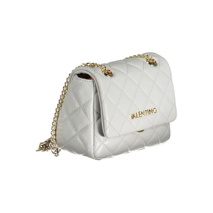 Mario Valentino Gray Polyethylene Handbag