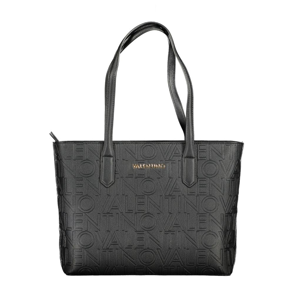 Mario Valentino Black Polyurethane Women Shoulder Bag