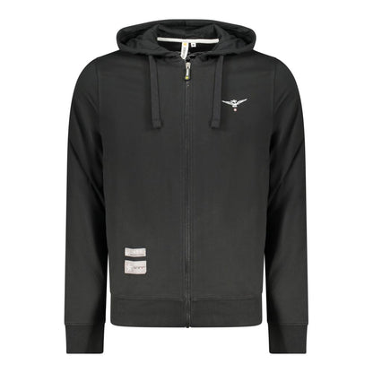 Accademia Militare Black Cotton Men's Sweatshirt