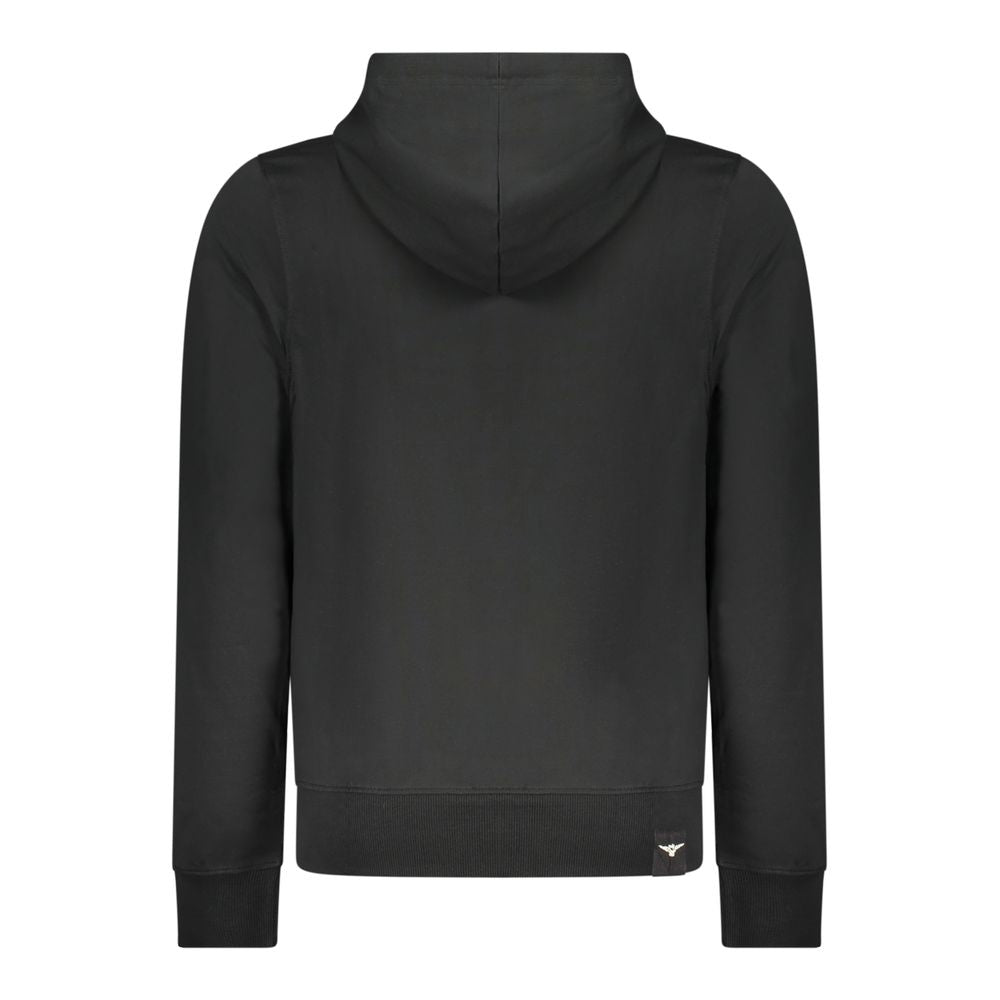 Accademia Militare Black Cotton Men's Sweatshirt