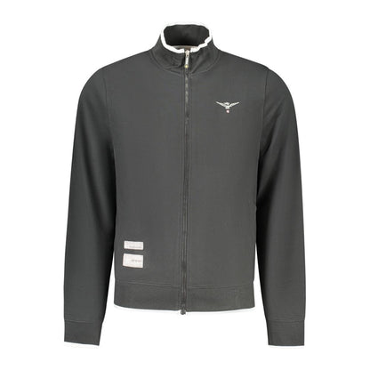 Accademia Militare Black Cotton Mens Sweatshirt