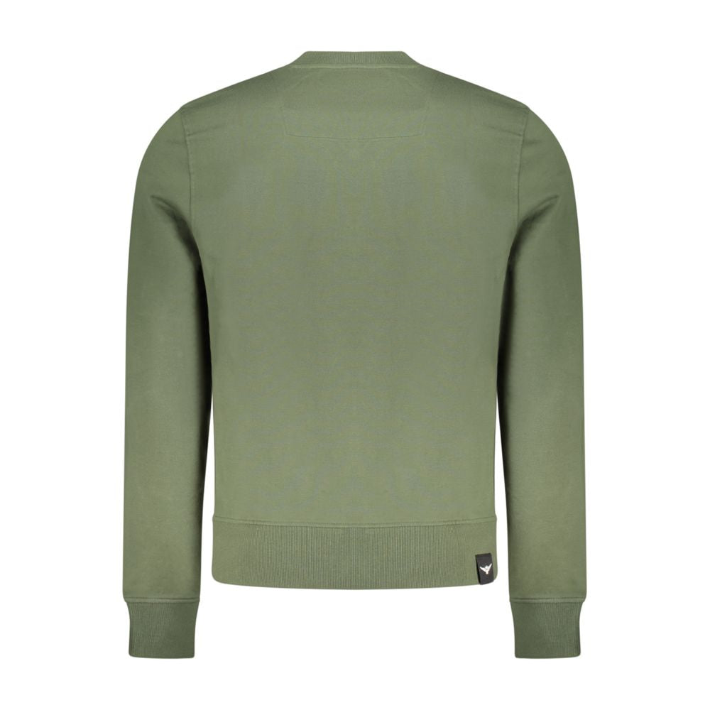 Accademia Militare Verde Cotton Mens Sweatshirt