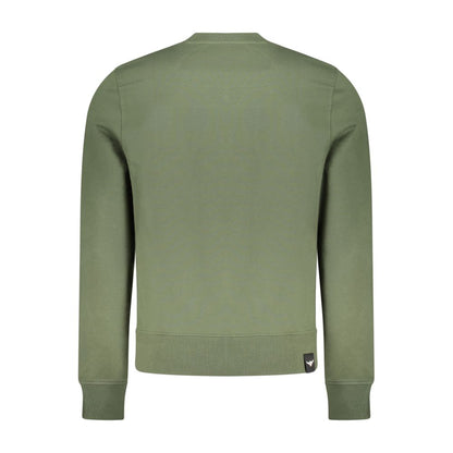 Accademia Militare Verde Cotton Mens Sweatshirt