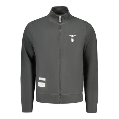 Accademia Militare Black Cotton Men Sweatshirt