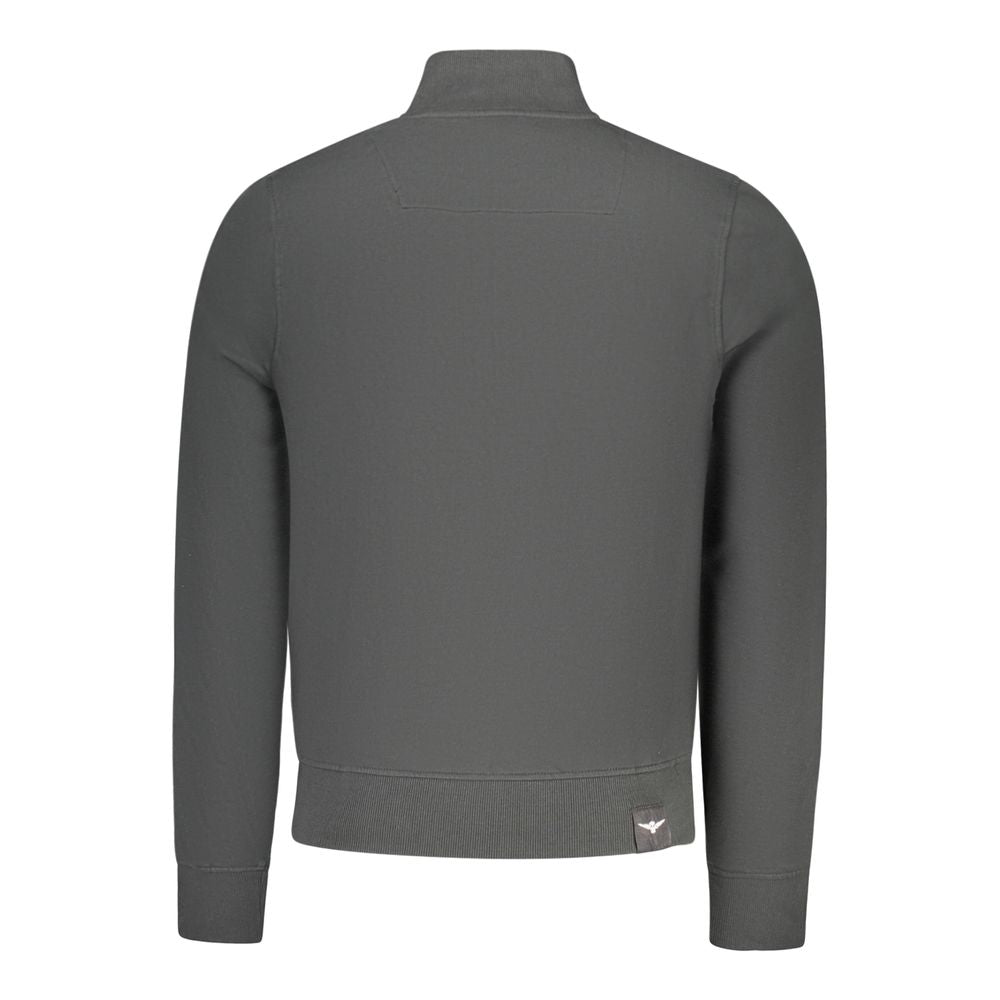 Accademia Militare Black Cotton Men Sweatshirt