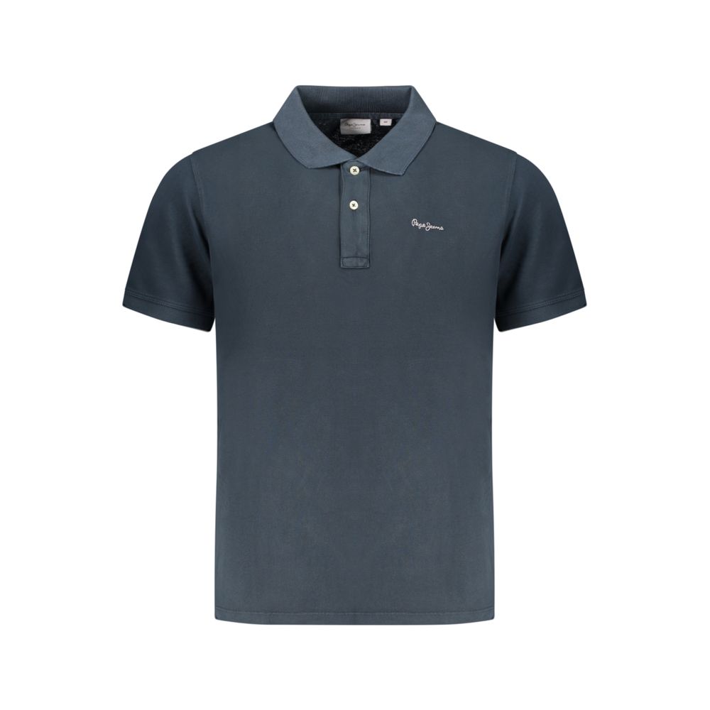 Pepe Jeans Blue Cotton Men Polo