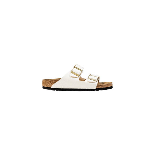 Birkenstock Beige Artificial Leather Flat Sandals
