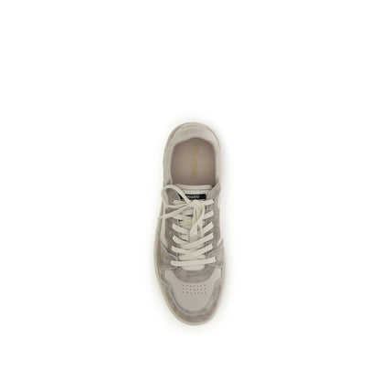 Axel Arigato Gray Calf Leather Bos Taurus Low Top Sneakers