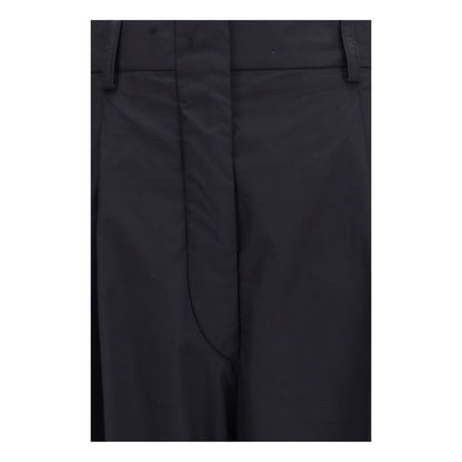 The Latest Black Cotton Casual Pants