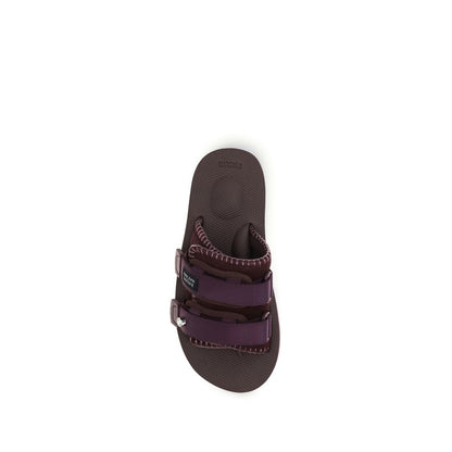 Forte_Forte Black Polyester Flat Sandals