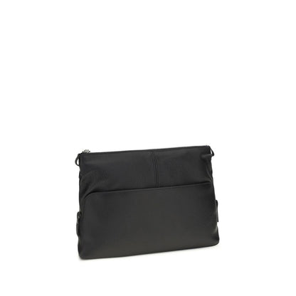 Maison Margiela Black Calf Leather Bos Taurus Shoulder Bag