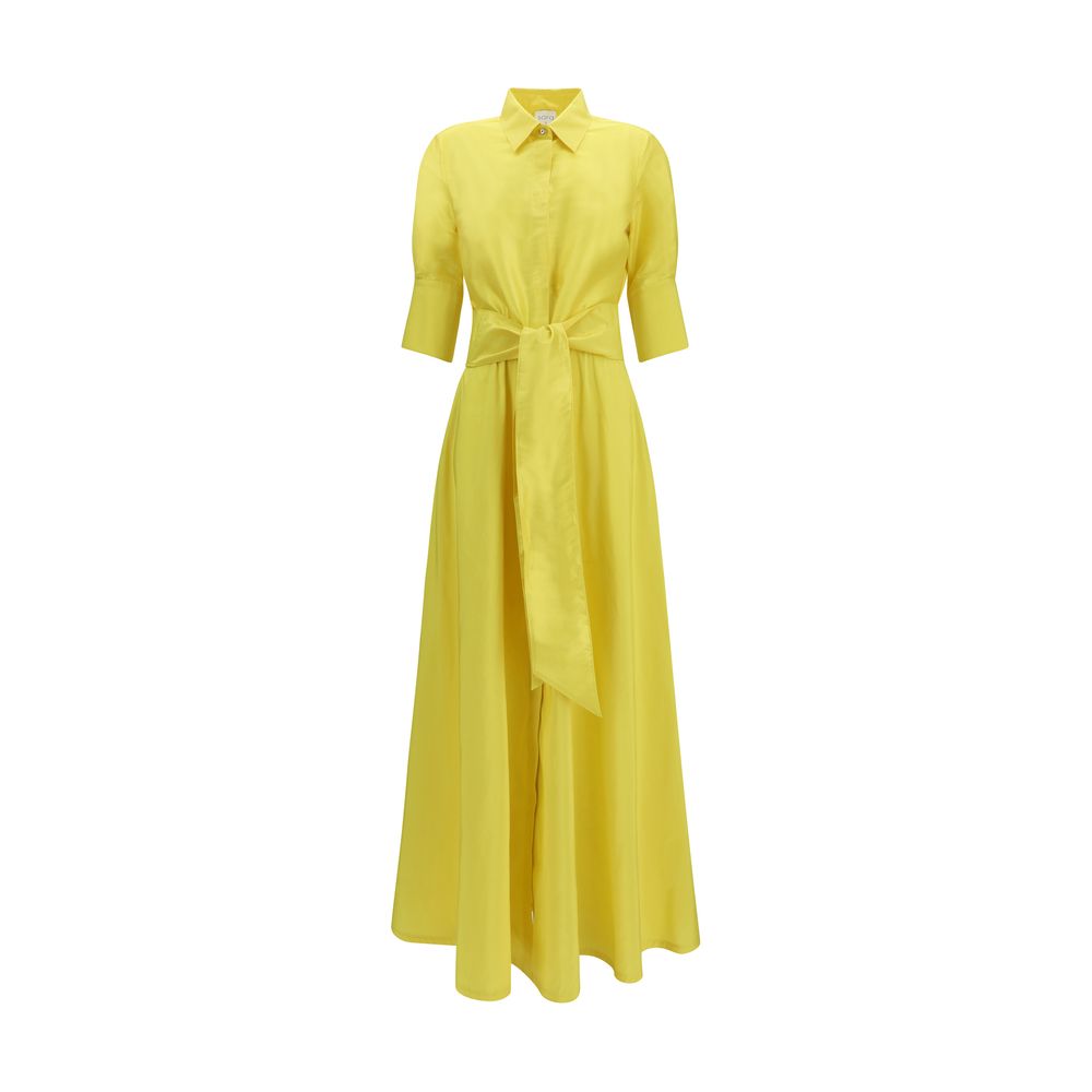 Sara Roka Bicolor Polyester Casual Dress