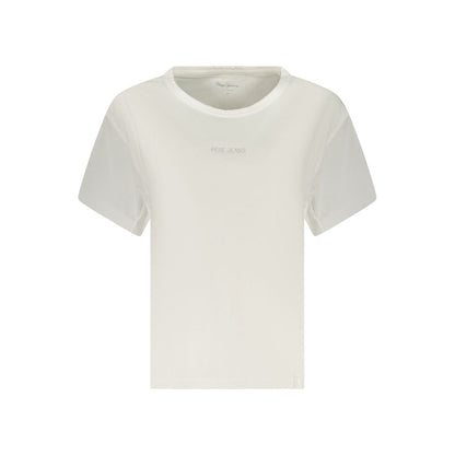 Pepe Jeans White Cotton T-Shirt