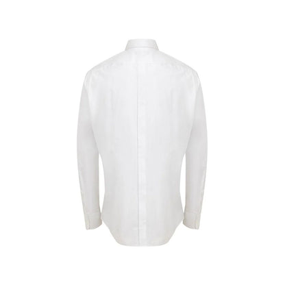 Dolce & Gabbana White Cotton Dress Shirt