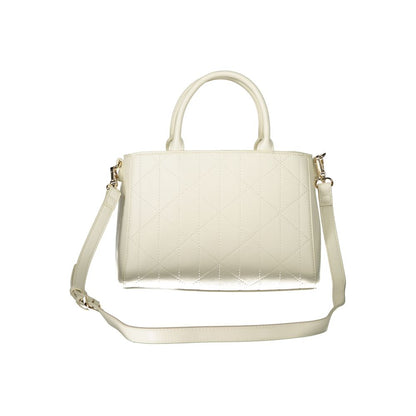 Mario Valentino White Polyethylene Handbag