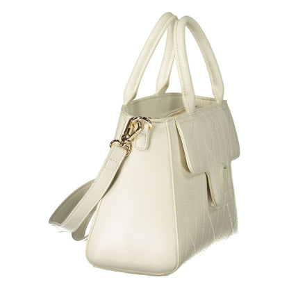 Mario Valentino White Polyethylene Handbag