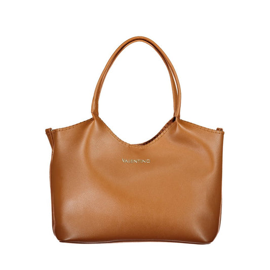 Mario Valentino Brown Polyethylene Handbag