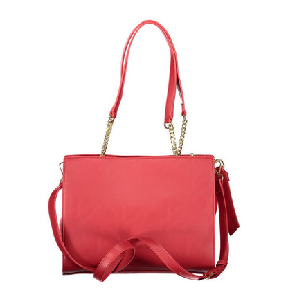 Mario Valentino Red Polyethylene Handbag