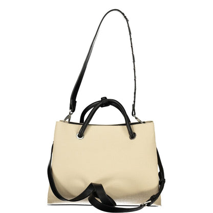 Mario Valentino Beige Polyethylene Handbag