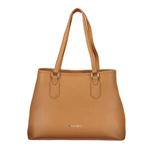 Mario Valentino Brown Polyethylene Handbag
