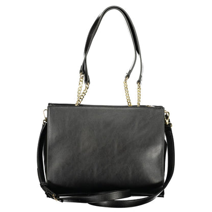 Mario Valentino Black Polyethylene Handbag