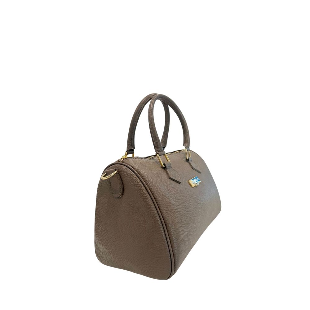 Baldinini Trend Brown Cowhide Shoulder Bag