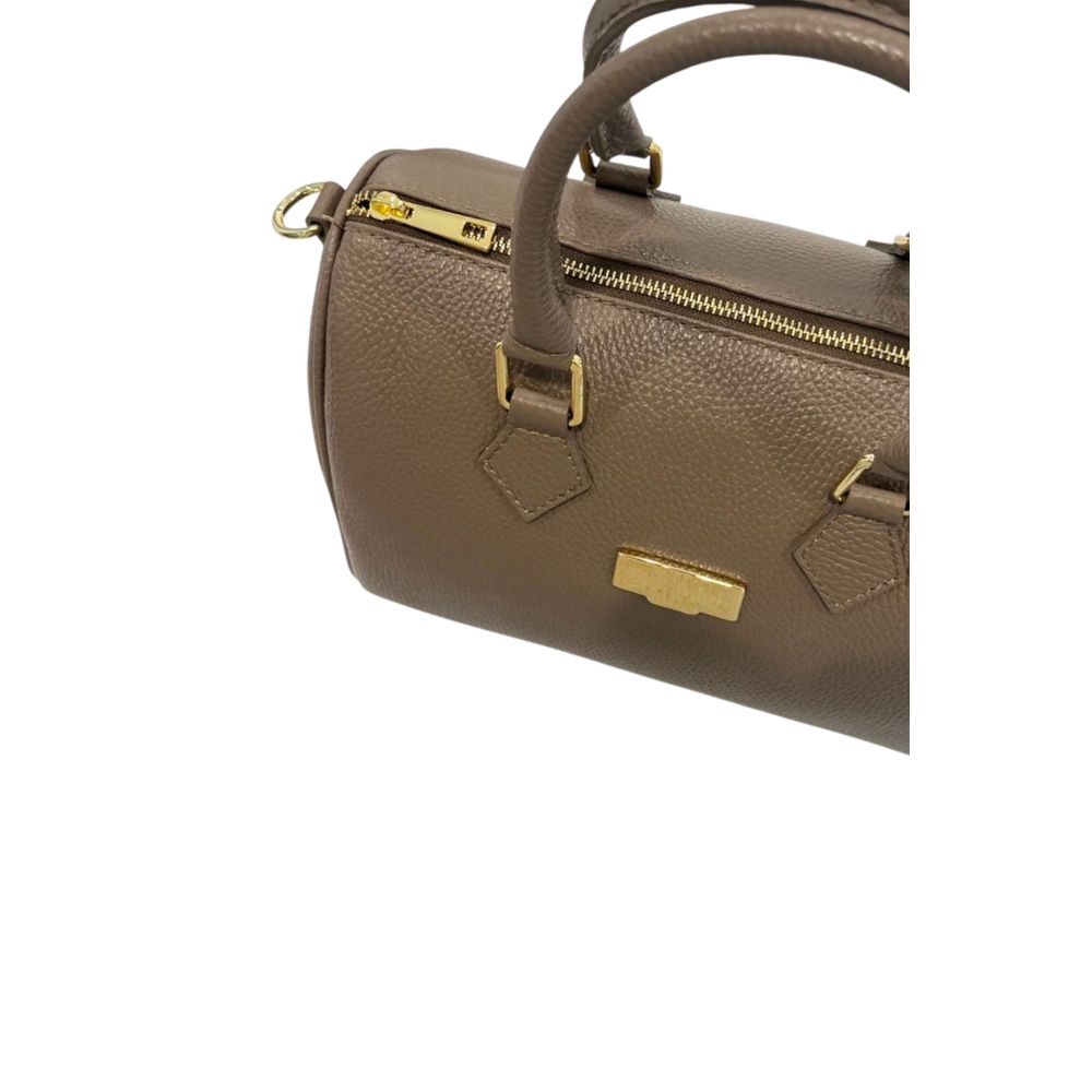 Baldinini Trend Brown Cowhide Shoulder Bag