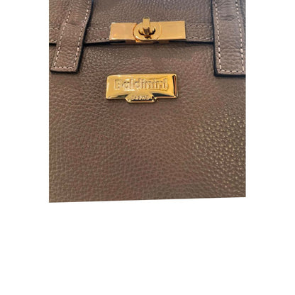 Baldinini Trend Brown Cowhide Shoulder Bag