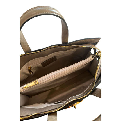 Baldinini Trend Brown Cowhide Shoulder Bag