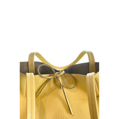 Baldinini Trend Bicolor Cowhide Clutch Bag
