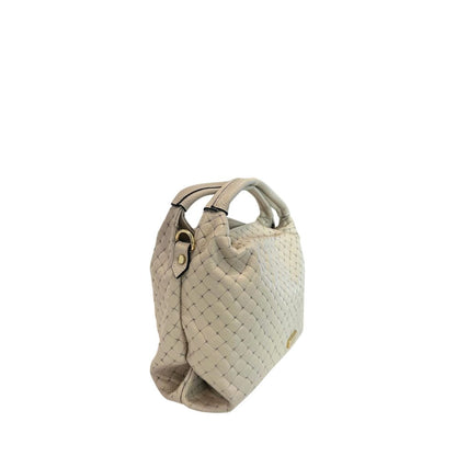 Baldinini Trend Beige Cowhide Shoulder Bag