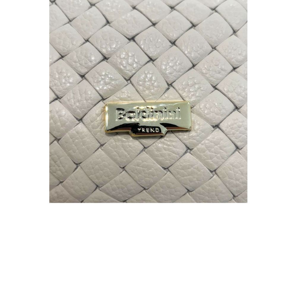 Baldinini Trend Beige Cowhide Shoulder Bag